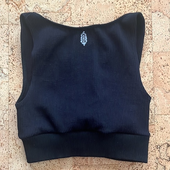 FREE People Movement Black Crop Tank - Picture 3 of 5